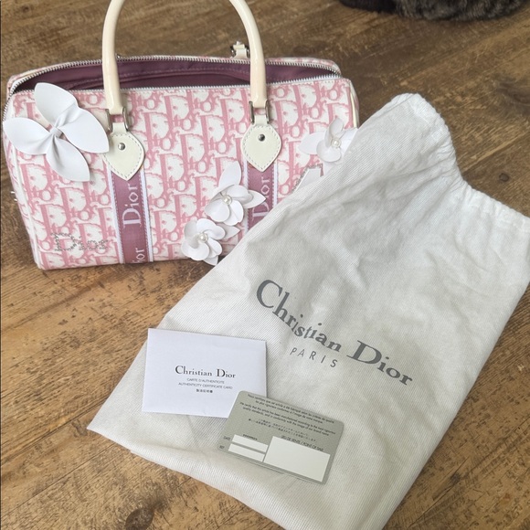 Christian Dior girly pink Boston bag - Picture 10 of 12